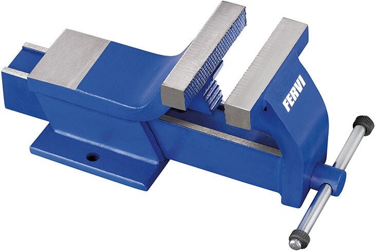 Schraubstock 100 mm aus Stahl Fervi 0140/100
