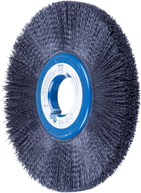 Composite flex Rundbürste rbup ø 250x13x50,8 mm Keramik-Filament-Ø 0,55 mm Korn 120 stationär - Pferd