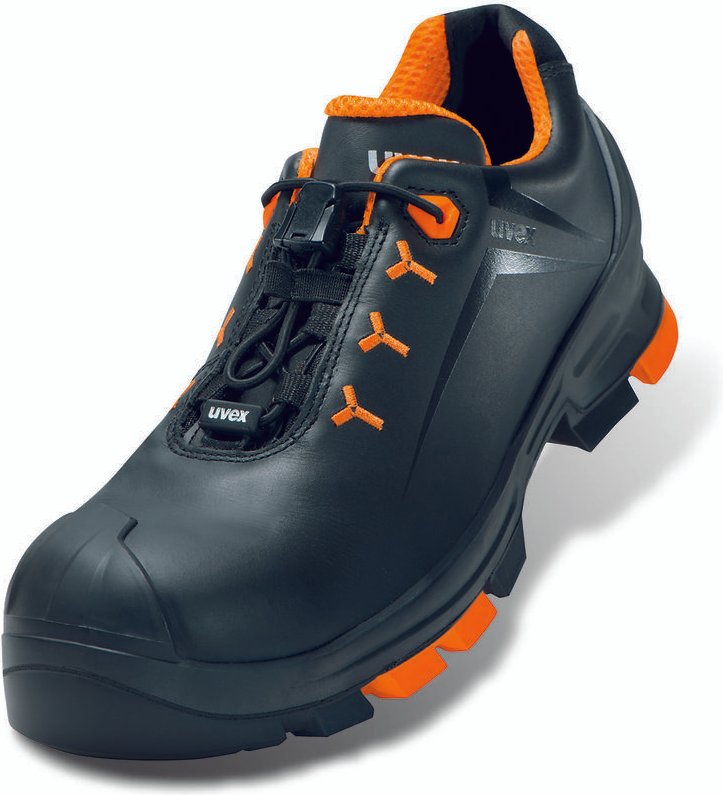 Uvex - 2 Sicherheits-Halbschuh Gr.40 W11 S3L esd sr schwarz/orange 6502.2