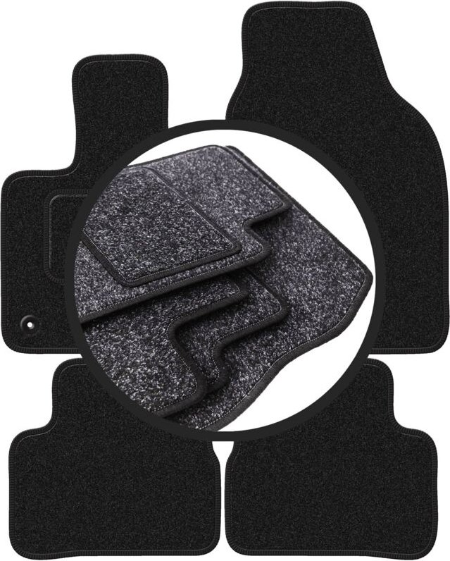 ANTHRA Autofußmatten für: Fiat E-500 / 500 Electric Fließheck (2020-)