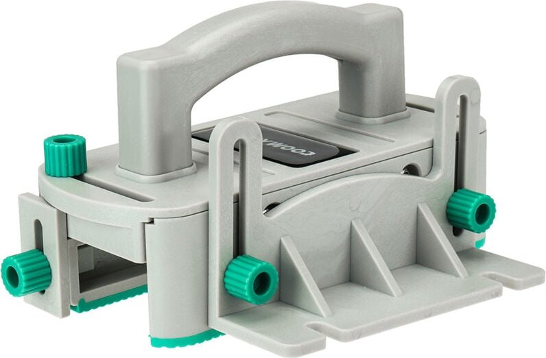 3D-Tischkreissägen-Schiebeblock, Sicherheitswerkzeug, technischer Kunststoff, 140 x 215 x 125 m, rutschfeste Griffe, Prä...