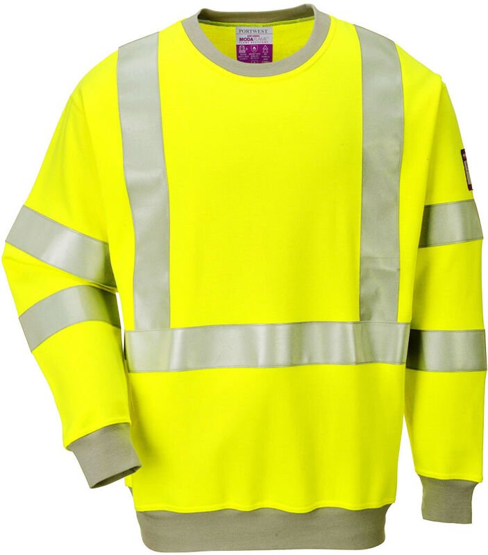 Sweatshirt FR antistatisch Hi-Vis Gelb M