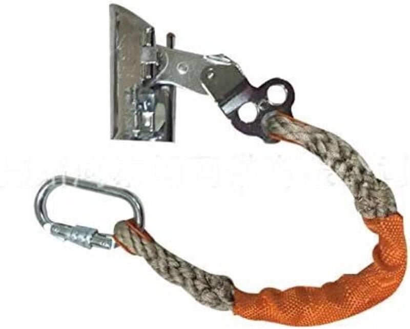 Professionelles Sicherungsgerät, Verschlusskarabiner, Sicherungsseil für Klettern und Luftarbeiten