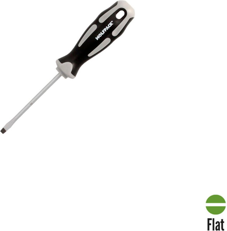 S2-Stahl-geprägter Flachschraubendreher – 0,8 x Ø 4,0 x 75 mm