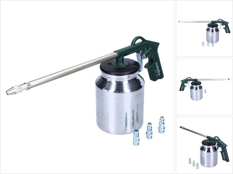 Metabo - spp 1000 Druckluft-Sprühpistole 3/8' (10 mm) Außenvierkant 6 bar