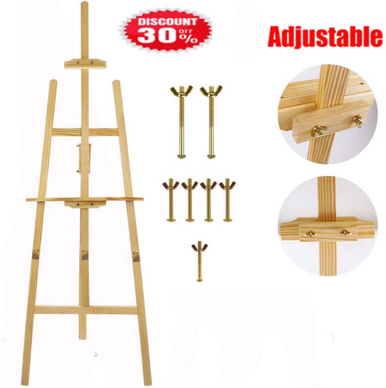 Staffelei Holz Atelierstaffelei Buchenholz Standstaffelei Holzstaffelei 69inch