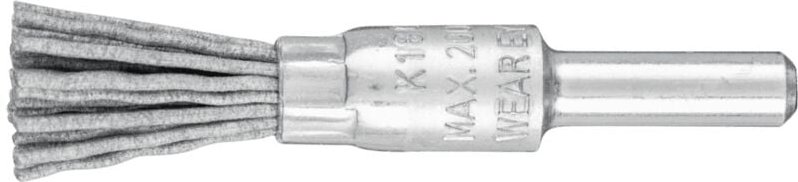 Pferd - Pinselbürste ungezopft pbu Ø10mm Schaft-Ø6 mm SiC-Filament-Ø0,90 Korn 180