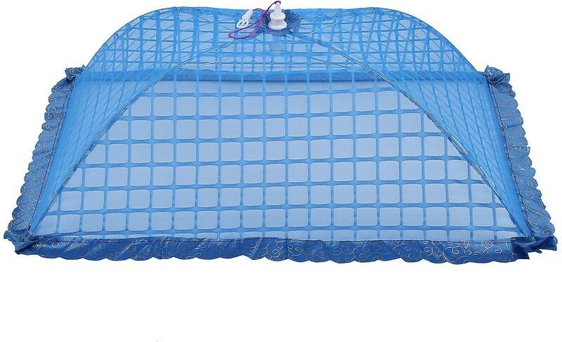 Woosien - 1 Quadratischer Mesh-Bildschirmschirm, Lebensmittelabdeckung, Netzzelte, wiederverwendbar und faltbar, 72 x 51...