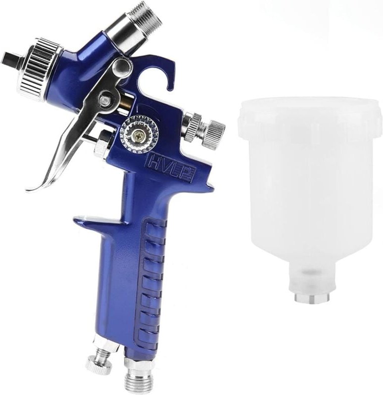 125 ml Farbspritzpistole, 1,0 mm Düse, Luftspritzpistole, Mini-Pneumatik-Spritzpistole für die Reparatur von Automöbeln