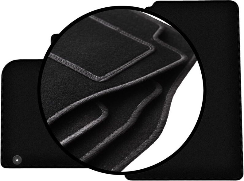 Komplettset Veloursmatten für: Smart ForTwo II Schrägheck (2007-2014)