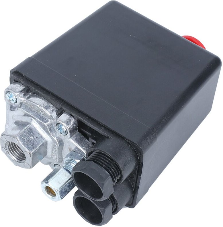 SUNXURY Einloch-Druckschalter-Steuerventil für Luftkompressor, 0,51,2 MPa (72,5 175 psi), 220 V, G1/4 Zoll