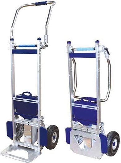 Diable-manutention - Elektrischer klappbare und kompakter Treppensteiger - Schaufel 400x240mm - Belastung 170kg - DMEG17...