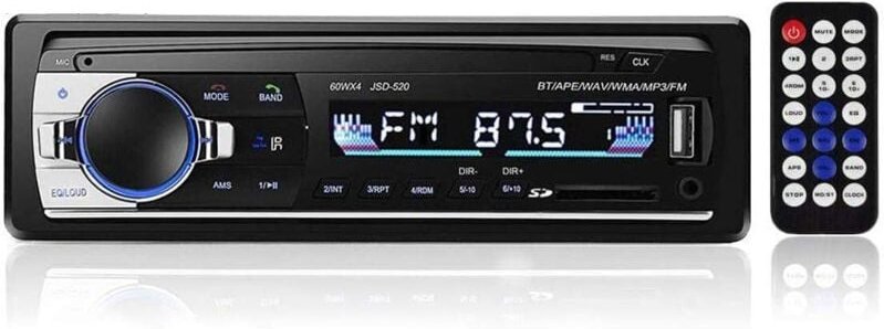1 Din In Dash Bluetooth-Autoradio-Radios Digitale Bluetooth-Freisprecheinrichtung Audio-Musik 12 V Auto-MP3-Multimedia-P...