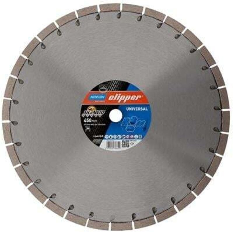 Norton - Diamanttrennscheibe Extreme Silencio ø 450 mm für Tischsägen 2700 min-1 Segmenthöhe 15 mm