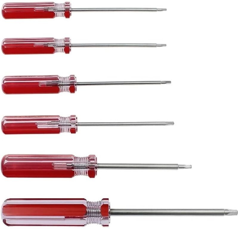 Ersandy - 6-teiliges Dreieck-Schraubendreher-Set, magnetische Dreieck-Schraubendreher-Bits 1,8 mm, 2,0 mm, 2,3 mm, 2,7 m...