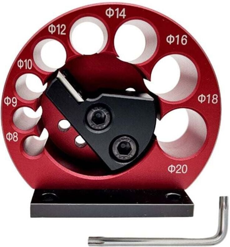 Dübelherstellungsvorrichtungssatz, quadratisches Holzstangen-Hilfswerkzeug aus Aluminiumlegierung, Hartmetallklinge mit ...