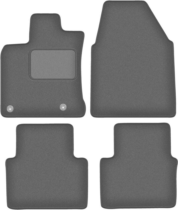 Graphit-Fußmatten für: Nissan Qashqai I J10 (breit) Crossover (2007-2013)