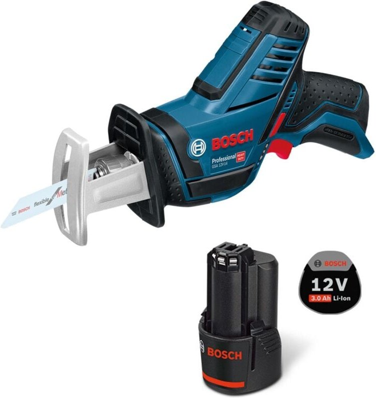 Bosch - Akku-Säbelsäge gsa 12V-14 / 1x 3,0 Ah Akku