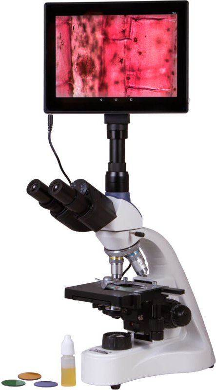 Trinokulares Digitalmikroskop Levenhuk med D10T lcd