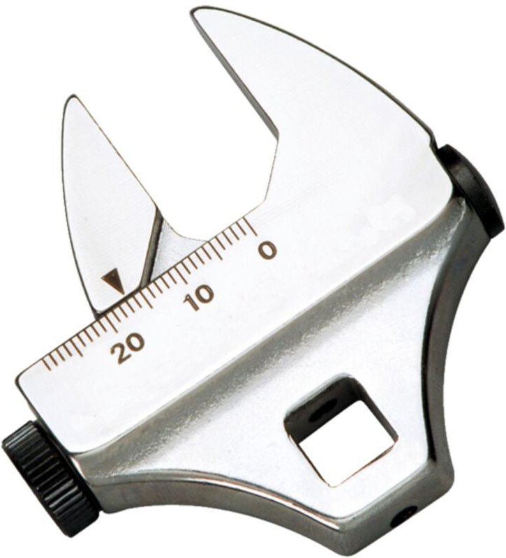 Bahco 3/8-Krähenfuß-Rollgabelschlüssel mit Vierkantantrieb, 65 mm