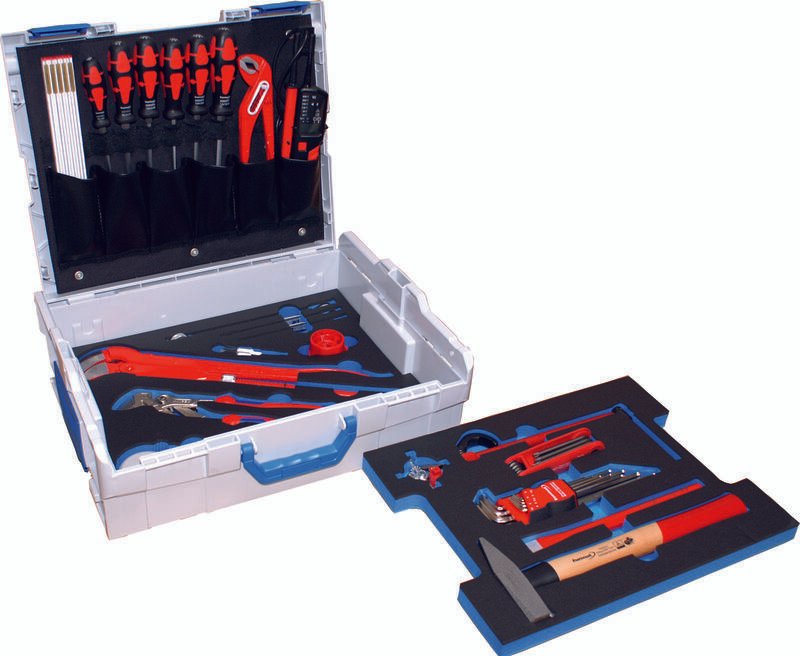 WEMAG WEMAG-Boxx-Sanitär 39-teilig mit Deckeleinlage & Modul