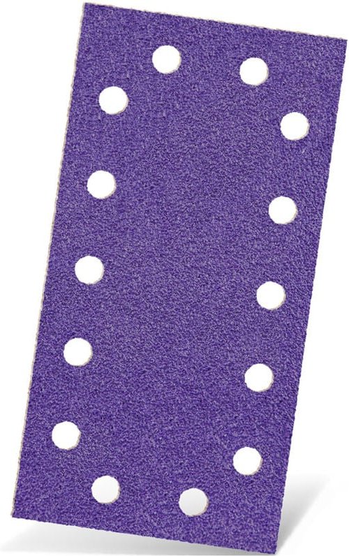 MENZER Titanium HD Klett-Schleifblätter, 230 x 115 mm, 14-Loch, f. Schwingschleifer, Keramik-Mix (50 Stk.) K120