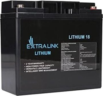 Extraflame - Extralink EX.30417 Industrie-Akku Lithium-Eisenphosphat (LiFePo4) 18000 mAh 12,8 v