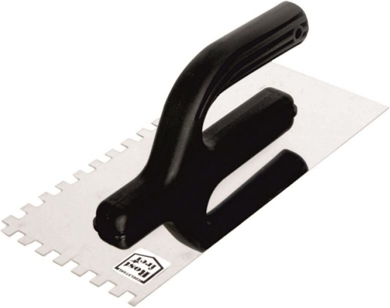 Edelstahl-Zahnspachtel 480130mm Zahn 1010 - E-323-0484