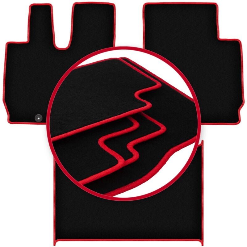 CARLUX-RED Autofußmatten für: LKW Iveco Stralis (2013-2019)