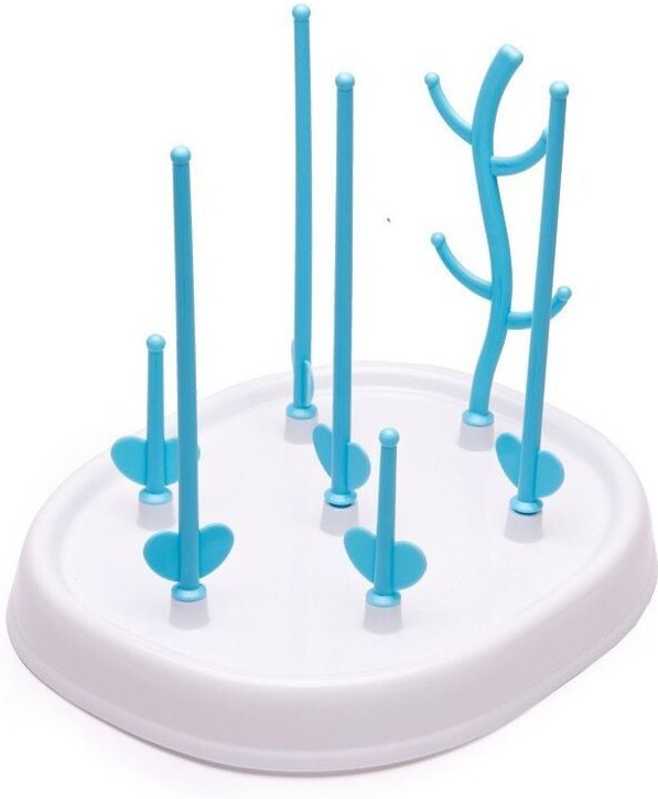 Thumbnail - Sollbry Babyflaschen-Abtropfgestell-Set, Babyflaschenhalter, Babyflaschen-Abtropfgestell, Babyflaschenbaum, Babyflaschen...