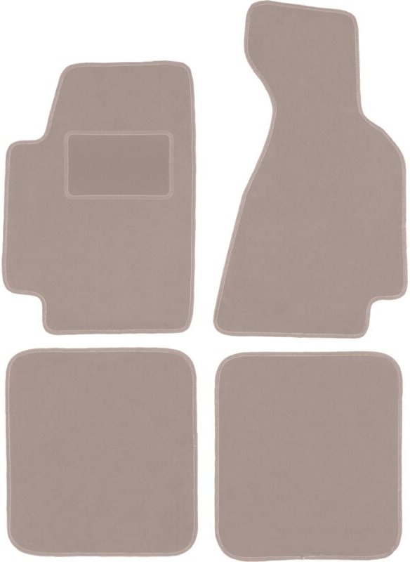 Beige Veloursmatten für: Audi 80 B5 Cabrio (1994-2000)