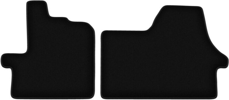 BASIC schwarze Veloursmatten für: Fiat Ducato IV Kastenwagen (2014 - )