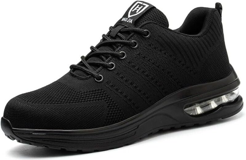 Sicherheits-Sneaker, Arbeits-Sneaker mit Stahlkappe, leichte, bequeme Sicherheitsschuhe, Industrie-Arbeits-Sneaker mit L...