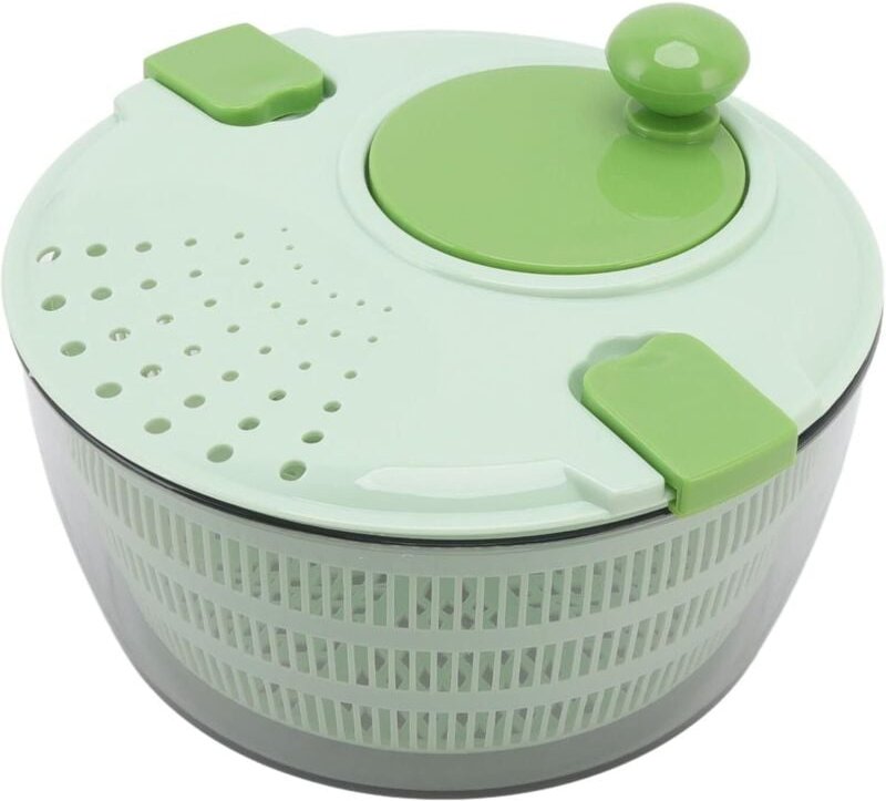 Salatschleuder, Mehrzweck-Salatschleuder, 4 l, mit Siebkorb und leicht zu greifendem Griff zum Trocknen von Obst und Gem...