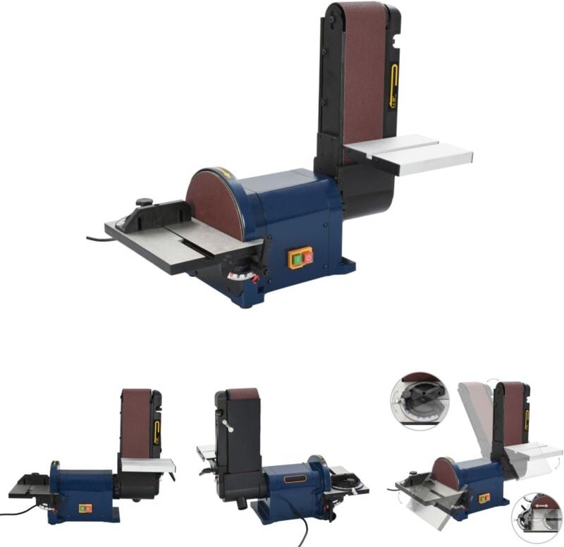 The Living Store - Elektrischer Band- und Tellerschleifer 500 w 200 mm - Schwingschleifer