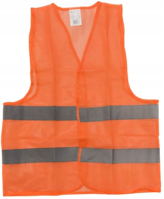 Reflektierende Weste Größe XXXL Warnstraße Schule Orange