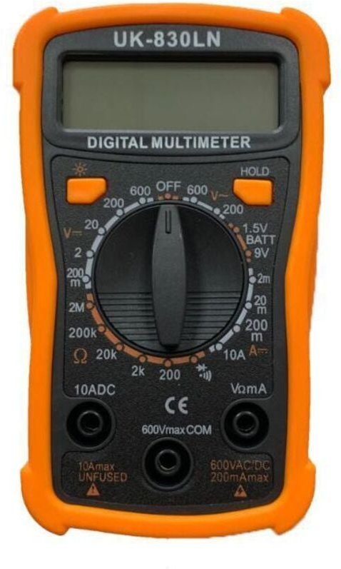 UK-830LN Digital-Multimeter Tester Stromprüfer Spannungsprüfer LCD-Display Universalmessgerät mit Überlastschutz