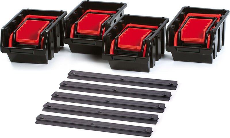 Werkzeug Schalen-Set settruck KST16 mit 16 Behältern - Kistenberg