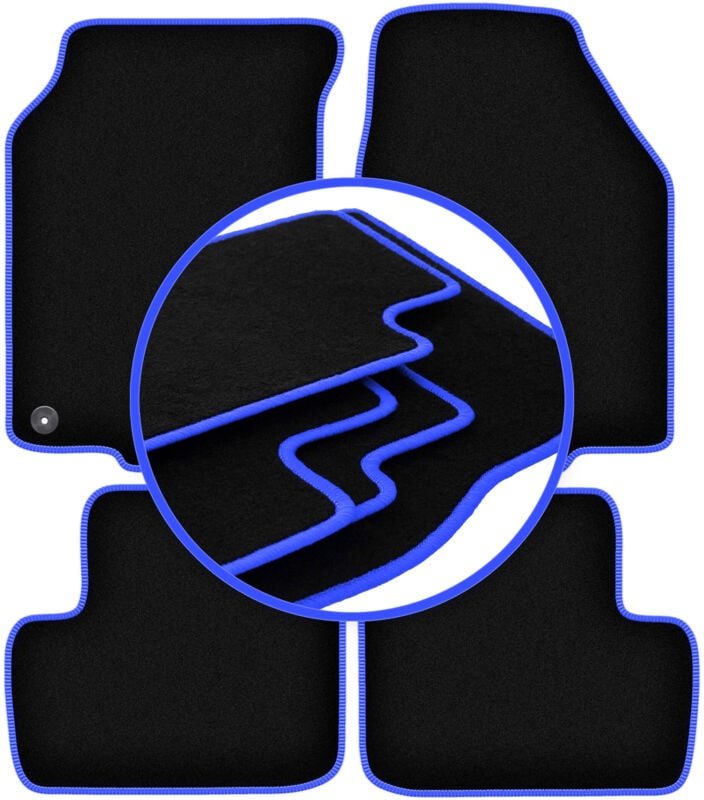 CARLUX-BLUE Autofußmatten für: Rover 25 Fließheck (1999-2005)