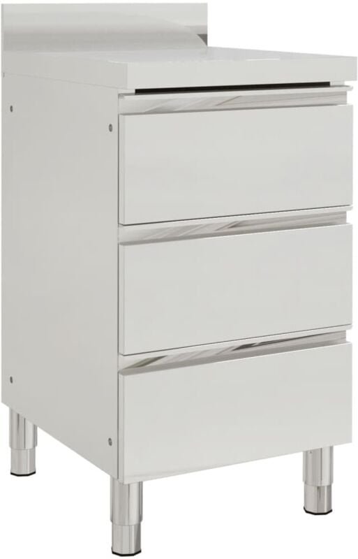 Maison Exclusive Gewerbe-Küchenschrank mit 3 Schubladen 50x60x96