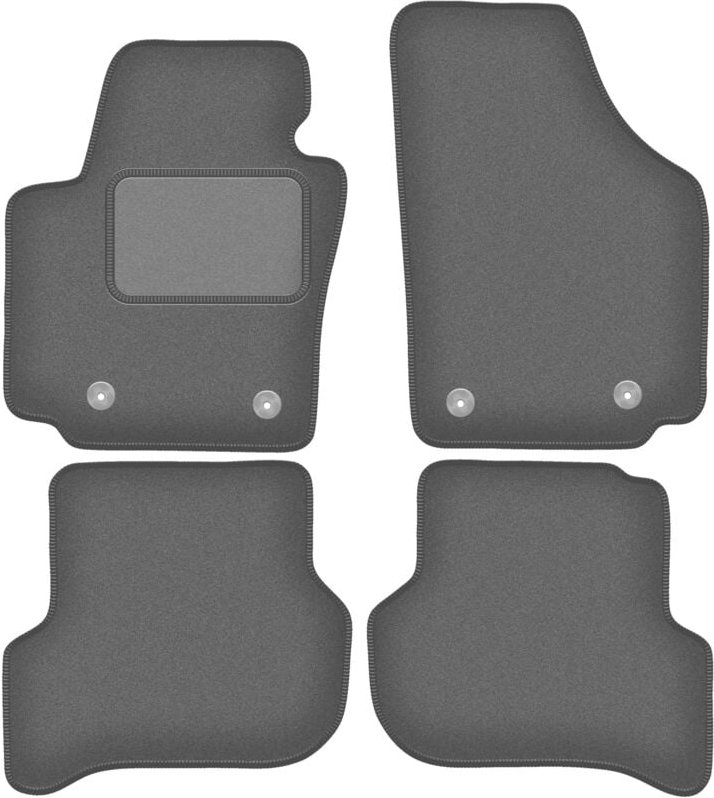 Graphit-Fußmatten für: Seat Altea Minivan (2004-08.2008)