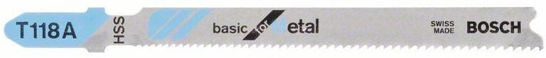 Stichsägeblatt t 118 a Basic for Metal - Bosch