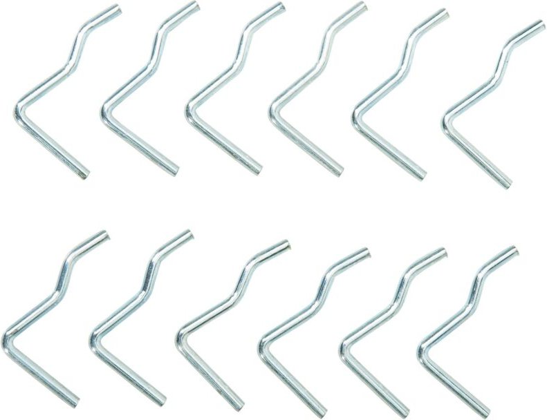 12 Metallhaken für Werkbankpaneel