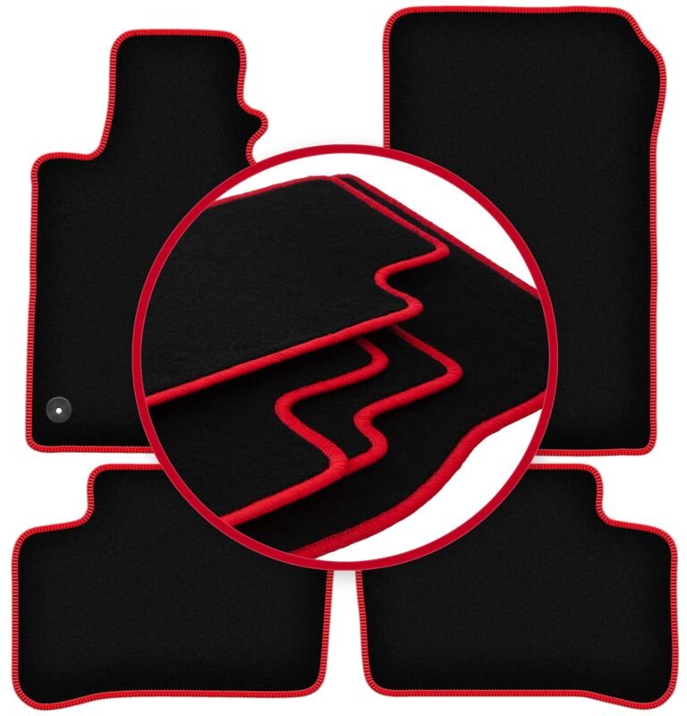 CARLUX-RED Autofußmatten für: Mercedes GLK X204 SUV (2008-2015)