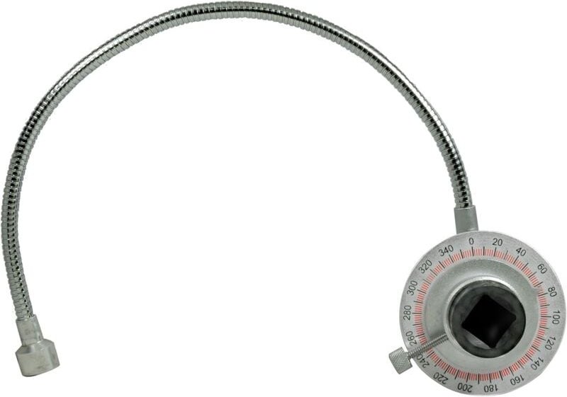 Thumbnail - SW-Stahl 03916L Drehwinkel-Messgerät 1/2 Zoll I flexibler Magnetfuß I Messbereich 0° - 360° I Antriebs-Vierkant: 12,5 mm...