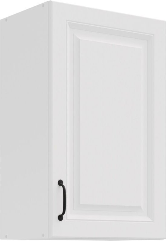 Küchen Preisbombe - Hängeschrank 45 cm Stilo Weiß Küchenzeile Küchenblock Küche Landhaus Einbauküche