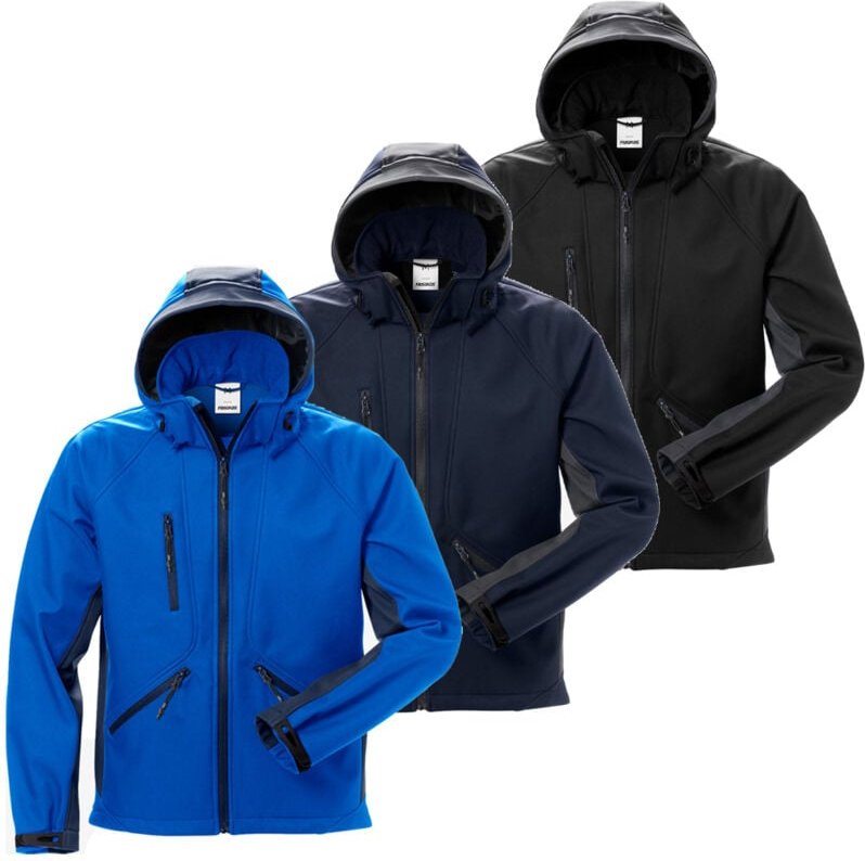 Fristads - Acode Windwear 1414 shi Softshelljacke - xl - Schwarz / grau