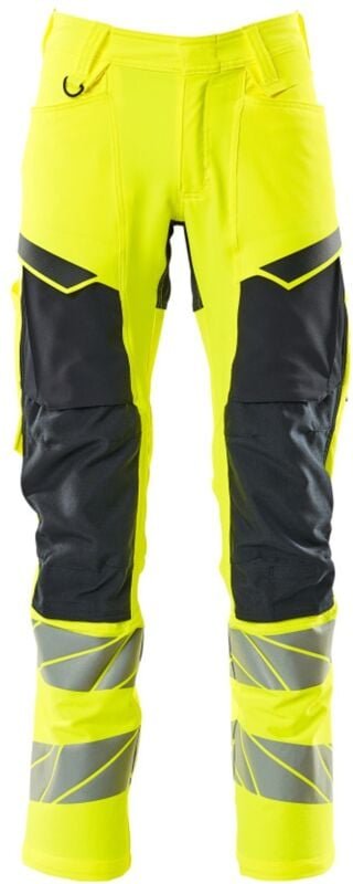 Accelerate safe Warnschutz-Stretchhose 19479 Gr. 76C46 hi-vis gelb/schwarzblau - Mascot