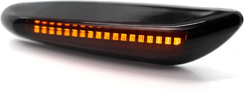 Zoternen - 2 Stück geräucherte LED-Markierungs-Mecker-Licht-Blinkerlampe für bmw 3er E46 E60 E90 E92 E93 E87