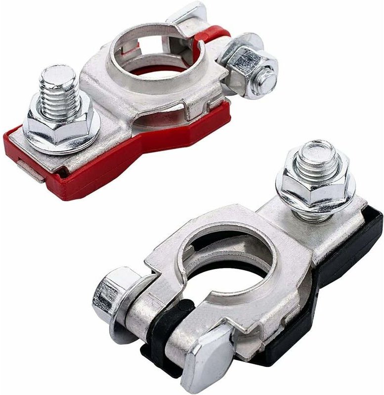 Ymyny - 1 Paar Batterieklemmen Verbinder Klemme Batterieklemme für Auto Plus und Minus, Batteriepolklemme Verbinder